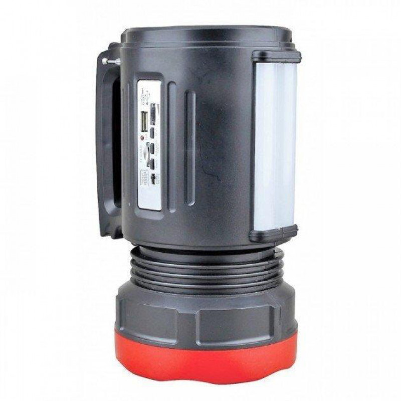 Ручний ліхтар Yajia YJ-2890 SYK, Акк., 1-20W LED+22LED, РАДІО, microsd, USB, MP3, Powerbank