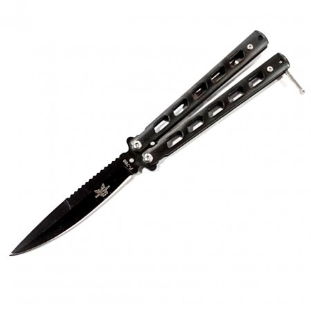 Нож бабочка A1009 Black
