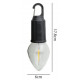 Фонарь для кемпинга LED-1 2W, аккумулятор, ЗУ Type-C,
