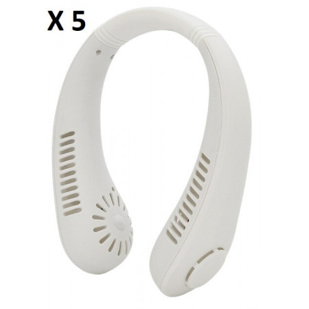 Вентилятор на шею Hands-free USB мини-вентилятор X5 с аккумулятором 10037