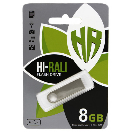 USB флеш накопитель Hi-Rali 8GB/ HI-8GBSH (Гарантия 3года)