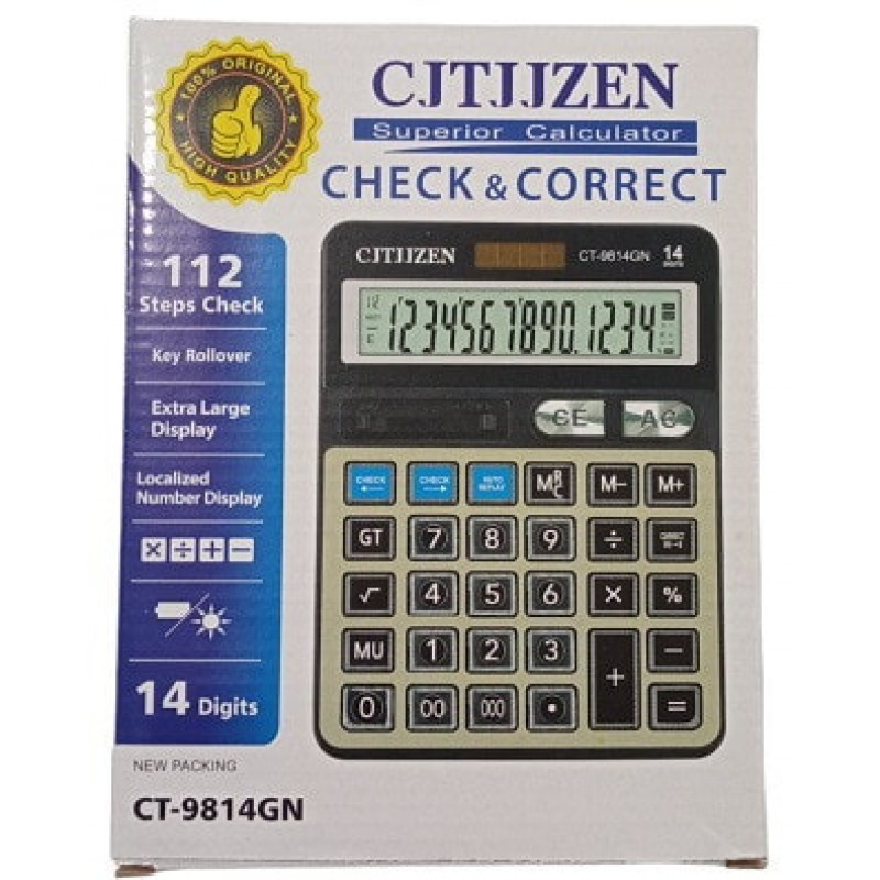 Калькулятор CJTJJZEN CT-9814GN