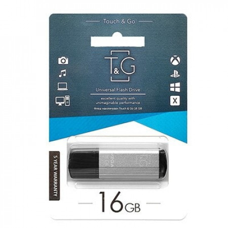 USB флеш накопитель T&G метал серия 16GB/ TG121 (Гарантия 3года)