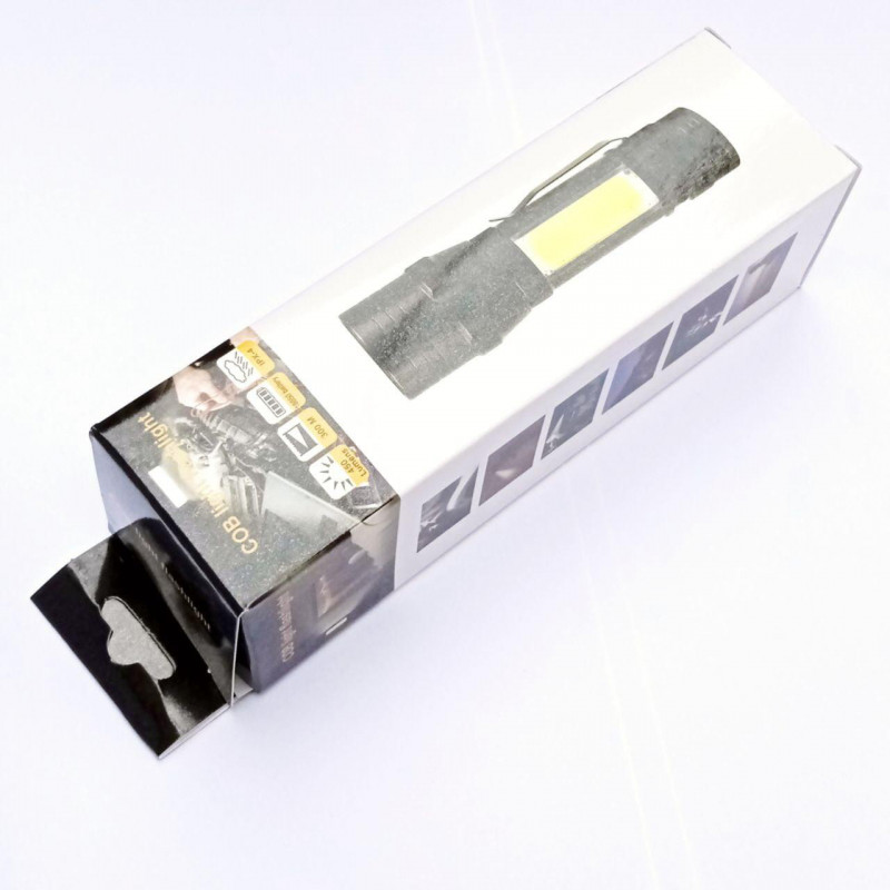 Ручний ліхтар BL-T6-19, ЗУ mircoUSB, акумулятор, зум, 5384