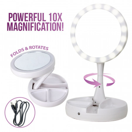 Зеркало Косметическое My Foldaway Mirror зеркало с подсветкой XW-803
