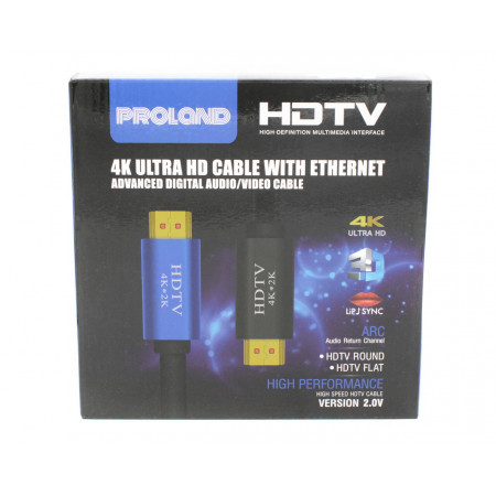 Кабель HDMI на HDMI 3м / 4k / 3D / HDR /