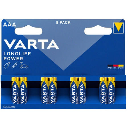 Батарейка Varta LR3/AAA Longlife Alkaline 8шт