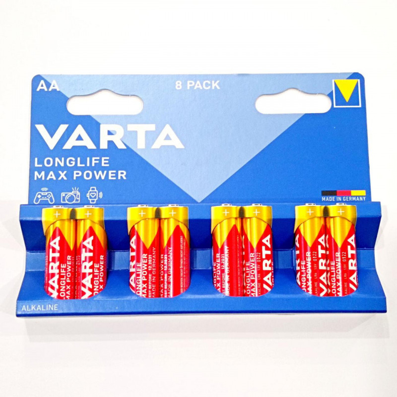 Батарейка Varta MAX POWER LR6/AA/ АЛКАЛІНА