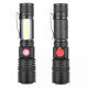 Ручний ліхтар BL-502-T6+COB, ЗУ microUSB, 1x18650, зум,