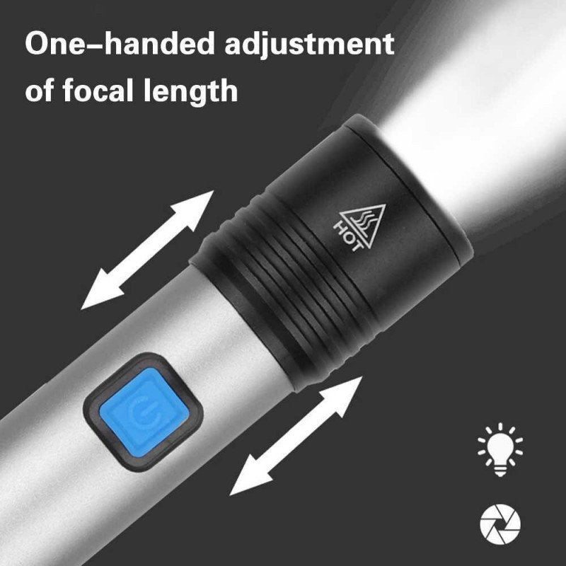 Ручной фонарь аккумуляторный BL-K31, USB charge, 6811