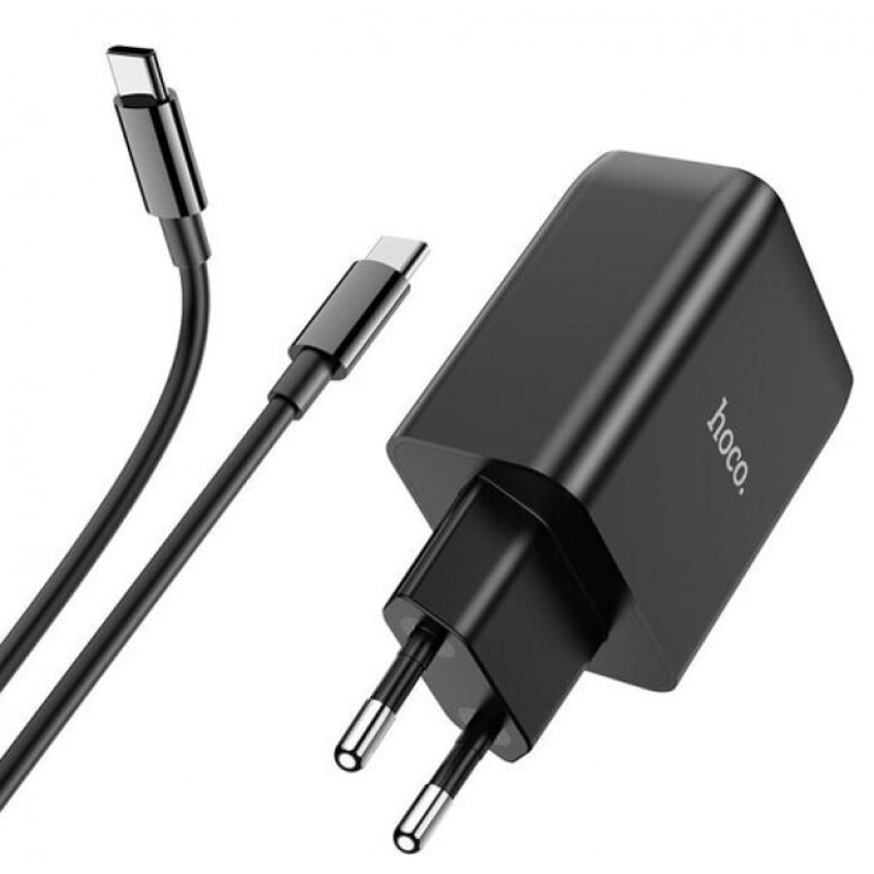 СЗУ Сетевое Зарядное Устройство Hoco N18, быстрая зарядка 65W,  Type-C - Type-C