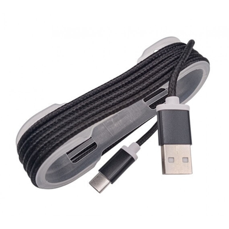 Кабель USB тканевый Type-C