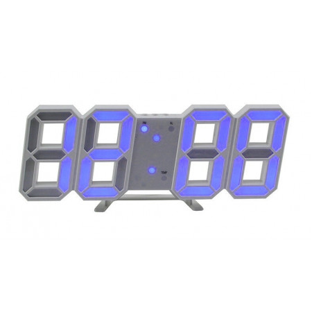 Часы электронные VST-1089, 6802 + Температура / синяя подсветка