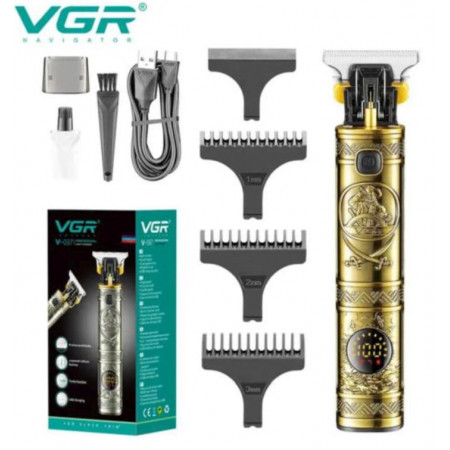 Триммер для бороди та вусів VGR V-097 Gold