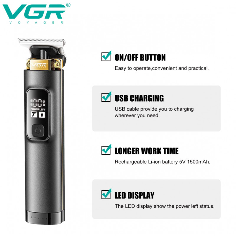 Триммер для бороды и усов VGR V-985