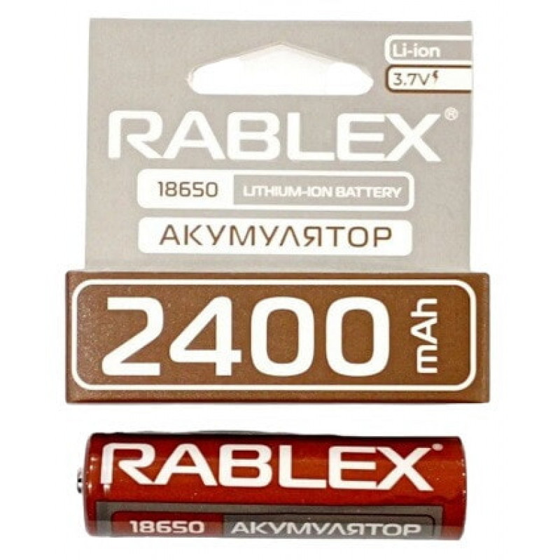 Аккумулятор Rablex 18650 Li-ion 2400mAh Li-ION 3.7v