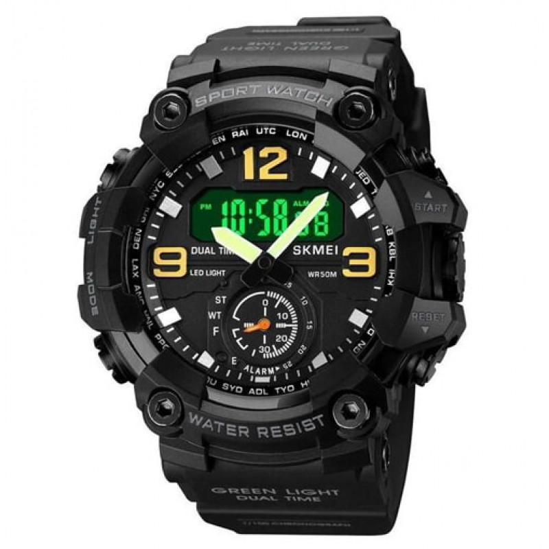 Часы наручные SKMEI 1965BK, BLACK, 9777