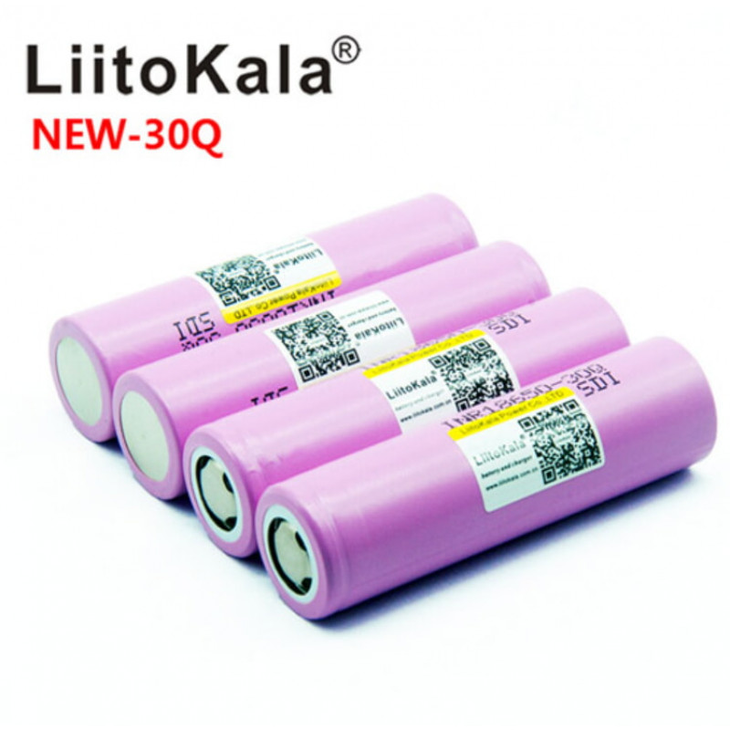 Акумулятор високотоковий 18650, LiitoKala 30Q, 3000mah