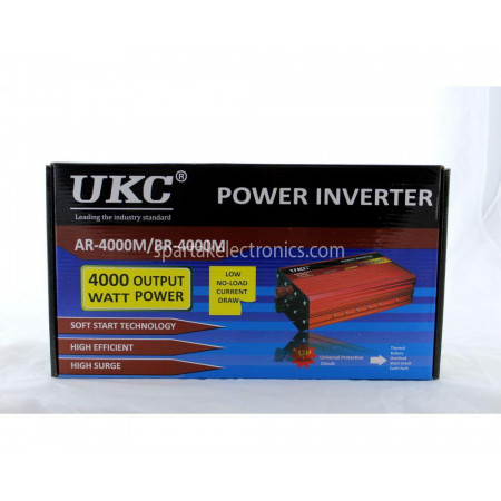 Інвертор перетворювач UKC AC/DC AR 4000W 12V / 3054