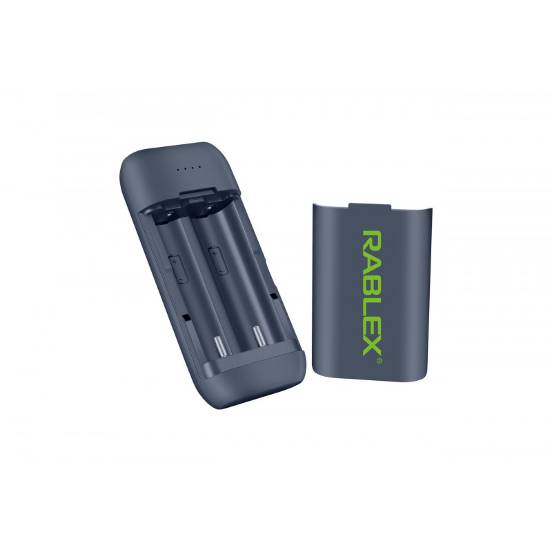 Зарядний пристрій Rablex RB400 з функцією Power Bank / 18650/