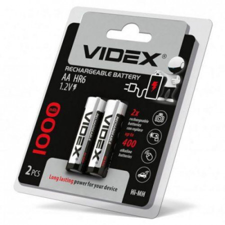 Акумулятор VIDEX HR6 AA Ni-MH 1000mAh 1.2V 1 шт.