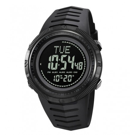 Часы наручные SKMEI 2147BKBK, BLACK-BLACK, Compass, 10321