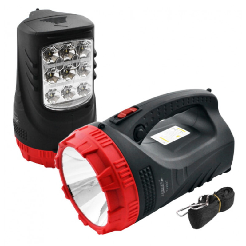 Ручний ліхтар Luxury YJ-2827, Акумулятор, 3W+9LED