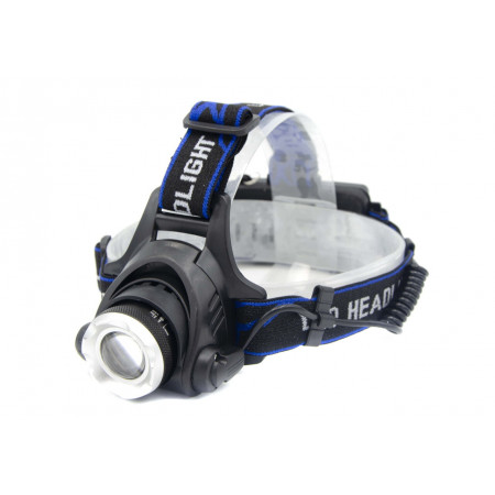 Налобный фонарь Bailong BL-6699, PL122, Аккумулятор, T6 LED, Zoom, MicroUSB