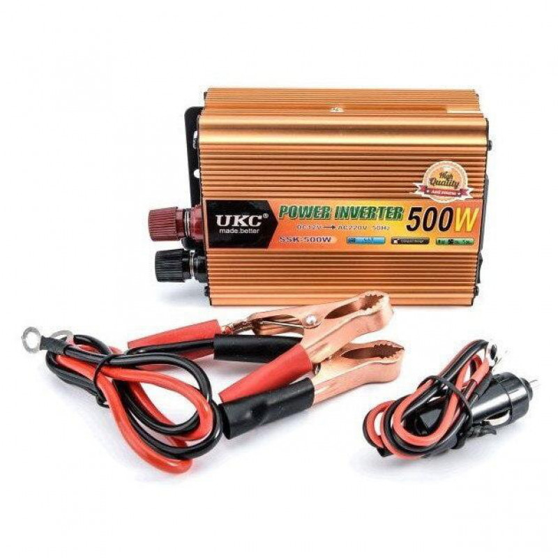 Інвертор перетворювач UKC AC/DC 500W 12V SSK