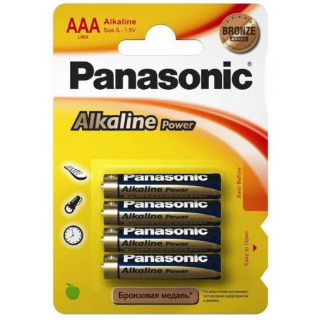 Батарейка Panasonic LR3/AAA /  Alkaline