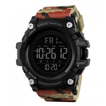 Часы наручные SKMEI 1384CMRD, CAMOUFLAGE, 6009