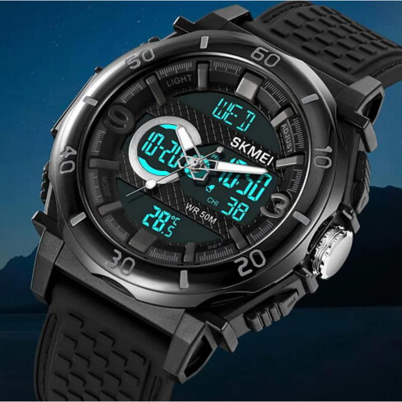 Часы наручные SKMEI 2098BKWT, BLACK-WHITE, 10308