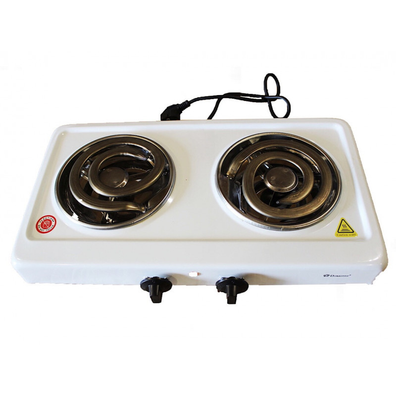 Электроплита двух комфорная Domotec MS-5532 (Большая спераль)