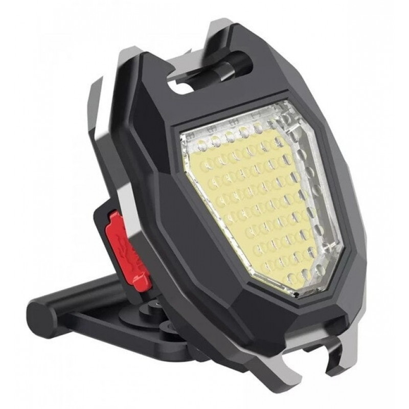 Фонарь для кемпинга RB441-COB, белый, желтый, красный, type-c, индикатор, магнит, зажигалка