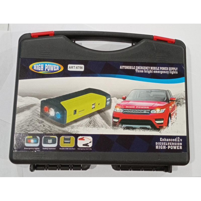 Пускове пристрій авто акумулятора Jump Starter 50800mAh 6756/8399