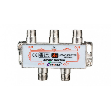 Спліттер Eurosky Splitter 1/4-way Power Pass EUROSKY (з пропуском живлення)