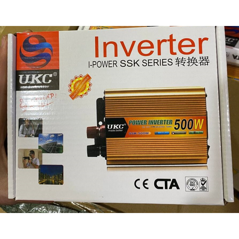 Інвертор перетворювач UKC AC/DC 500W 12V SSK