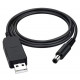 Шнур USB 5V-12V для Роутера 2.1mmx5.5mm чоловічий роз'єм 1939