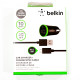 Автомобильное зарядное устройство USB x 1 belkin, 10 WATT, 1.2м кабель MicroUSB