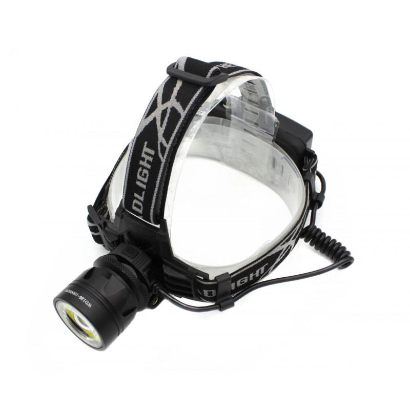 Налобний фонар PL126, Акк., T6 LED, Zoom, автомобільна зарядка