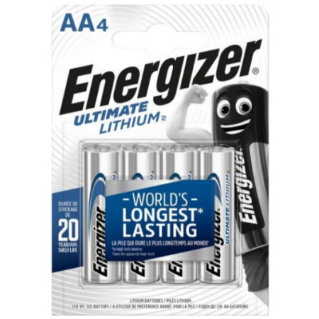 Батарейка Energizer Ultimate AA (LR6) Lithium