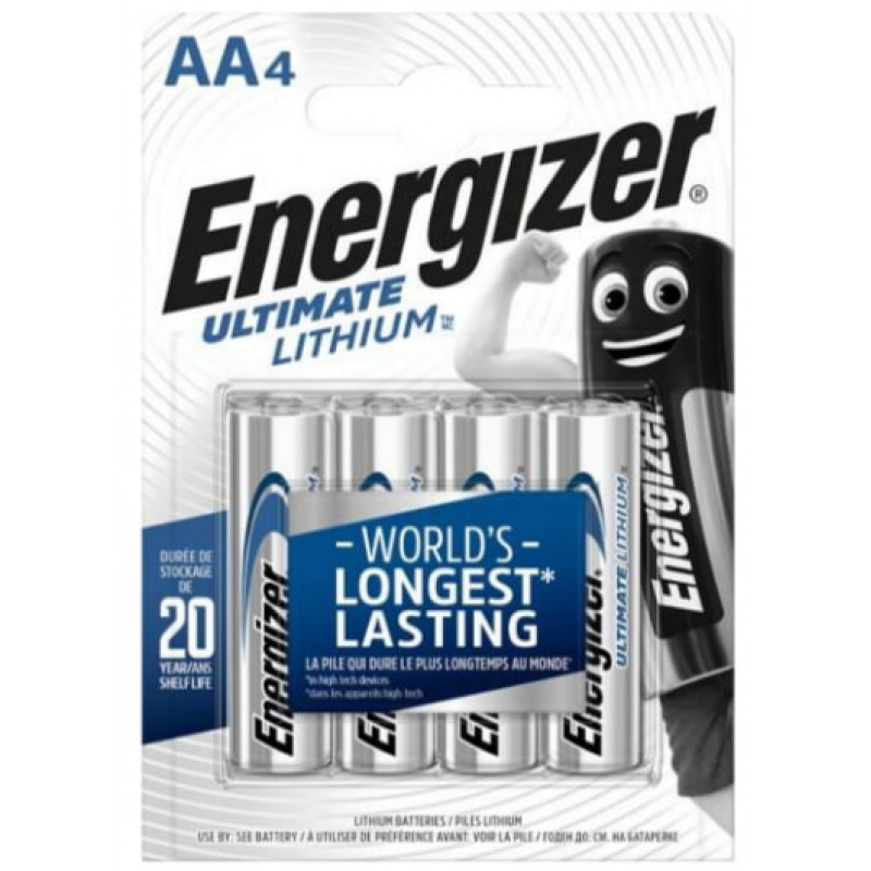 Батарейка Energizer Ultimate AA (LR6) Lithium