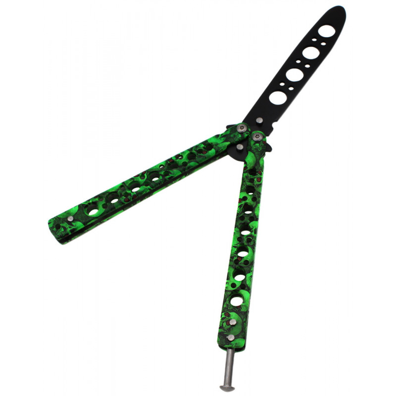 Нож бабочка Тренировочная Skall 301-4 Green