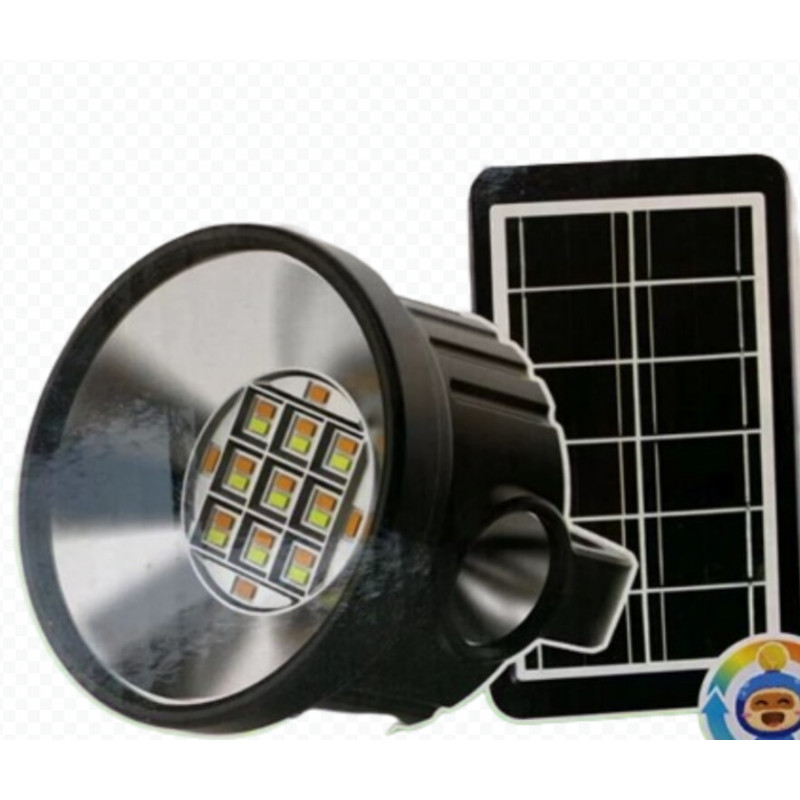 Фонарь для кемпинга Cclamp CL-056, 80W аккумулятор солнечная панель