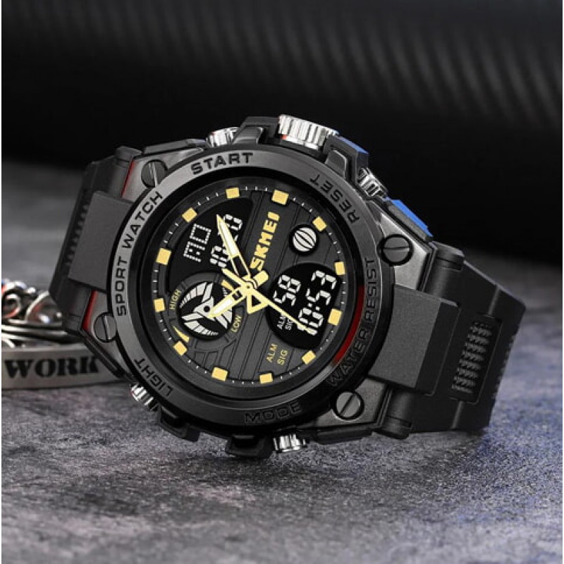 Часы наручные SKMEI 2031BKGD, BLACK/GOLD, 10290