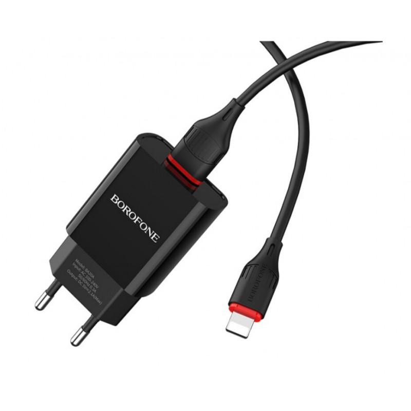 СЗУ Мережева Зарядна Устрій BOROFONE BA20A - Lightning