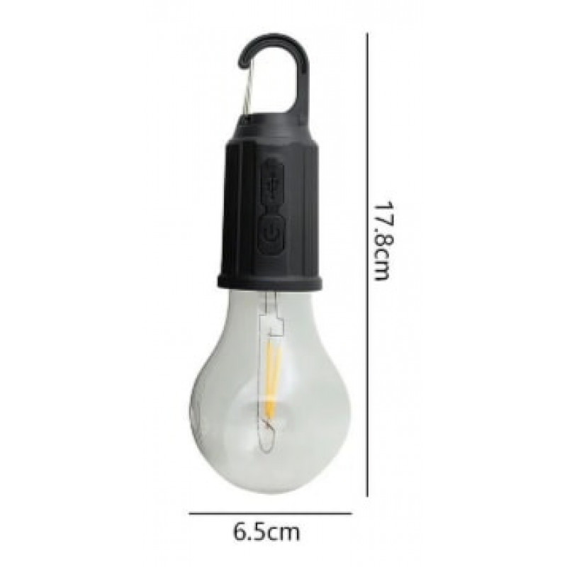 Фонарь для кемпинга LED-3 2W, аккумулятор, ЗУ Type-C,