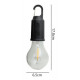 Фонарь для кемпинга LED-3 2W, аккумулятор, ЗУ Type-C,