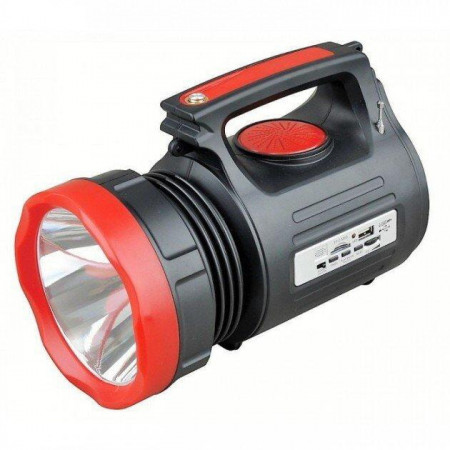 Ручний ліхтар Yajia YJ-2890 SYK, Акк., 1-20W LED+22LED, РАДІО, microsd, USB, MP3, Powerbank