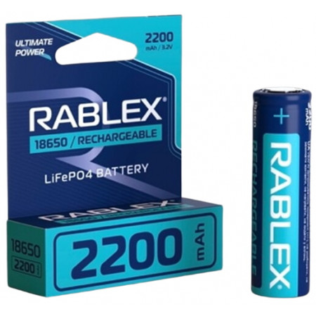 Акумулятор Rablex 18650 LiFePO4 2200mAh Li-ION 3.2v